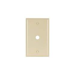 Eaton T0-1-102/Z - Telephone And Coaxial Wallplate, Ivory