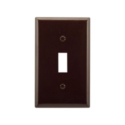 Eaton T0-1-15431/E - Toggle Wallplate, Brown