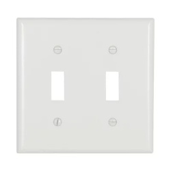 Eaton T0-2-8177/E - Toggle Wallplate, White