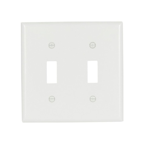 Eaton 4139W-BOX - Toggle Wallplate, White