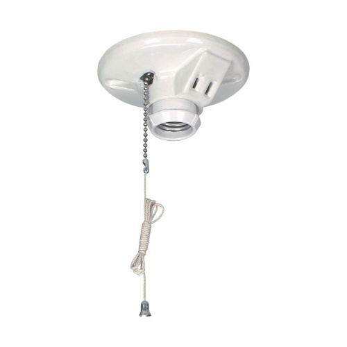 Eaton 669-SP - Lampholder, White