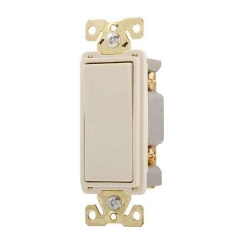 Eaton 7503LA - Decorator Switch, Light Almond