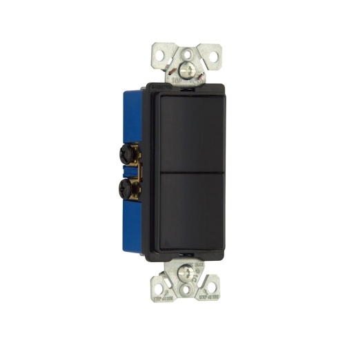Eaton 7621BK-BOX - Decorator Switch, Black