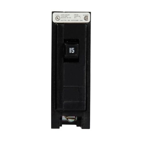 Eaton BAB1015V Thermal Magnetic Circuit Breaker - 240 Max Volt 15 Amp