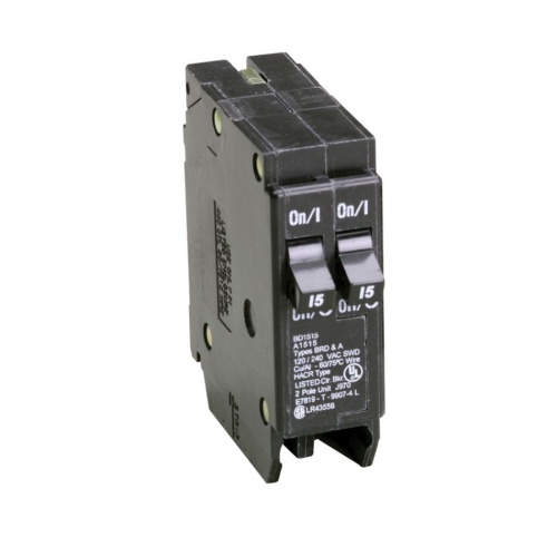 Eaton BD1515 Thermal Magnetic Circuit Breaker - 120 Max Volt 15 Amp