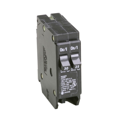 Eaton BD3025 Thermal Magnetic Circuit Breaker - 120 Max Volt 30 Amp, 25 Amp