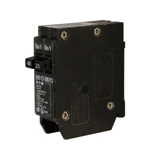 Eaton BD4020 Thermal Magnetic Circuit Breaker - 120 Max Volt 40 Amp, 40 Amp