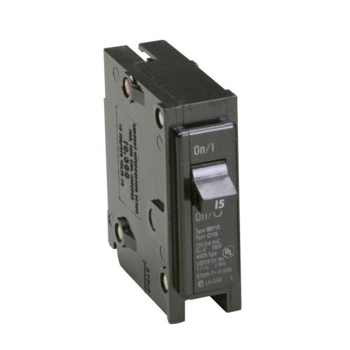 Eaton BR115 Thermal Magnetic Circuit Breaker - 240 Max Volt 15 Amp