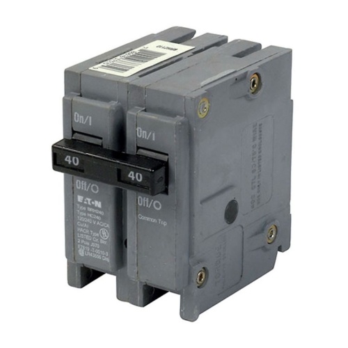 Eaton BRH240 Thermal Magnetic Circuit Breaker - 240 Max Volt 40 Amp