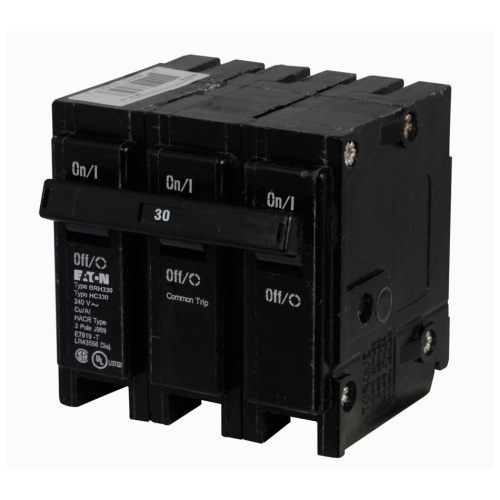 Eaton BRH330 Thermal Magnetic Circuit Breaker - 240 Max Volt 30 Amp