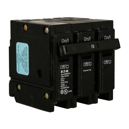 Eaton BRHH390 Thermal Magnetic Circuit Breaker - 240 Max Volt 90 Amp