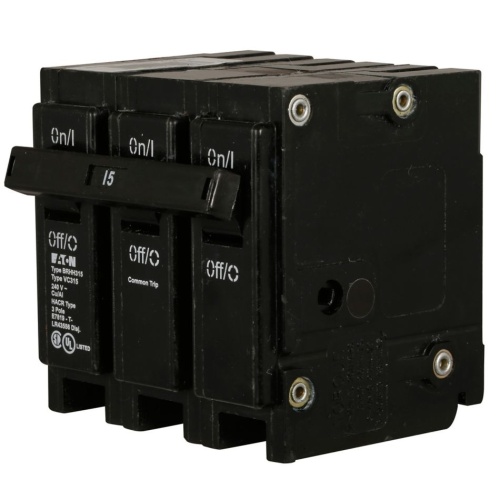 Eaton BRHH390 Thermal Magnetic Circuit Breaker - 240 Max Volt 90 Amp