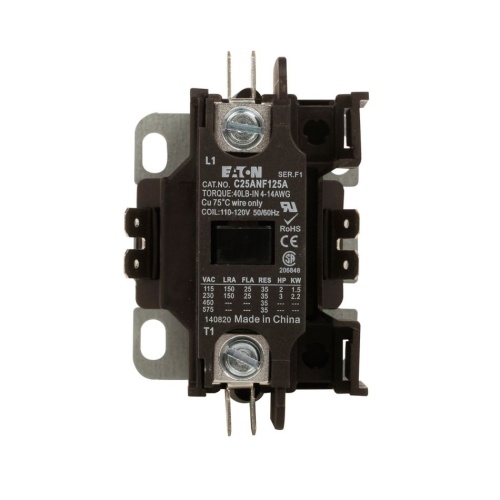 Eaton C25ANF140H - Definite Purpose Contactor 40 Amp 240 Max Volt