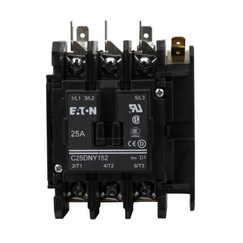 Eaton C25DNY152CL - Definite Purpose Contactor 480 Max Volt