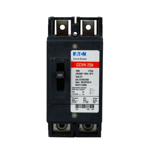 Eaton CCVH2225X Main Breaker, 240 Max Volt, 225 Amp, Two Pole