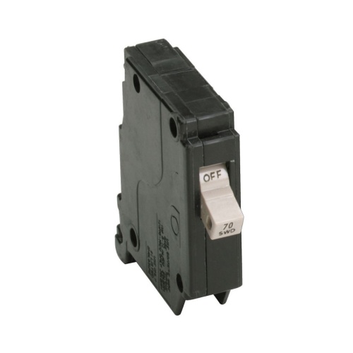 Eaton CH170 Thermal Magnetic Circuit Breaker - 240 Max Volt 70 Amp