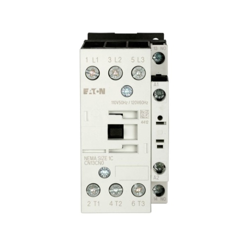 Eaton CN13CN010A - space-saving NEMA motor control contactor, 27 Amp, 120 VAC
