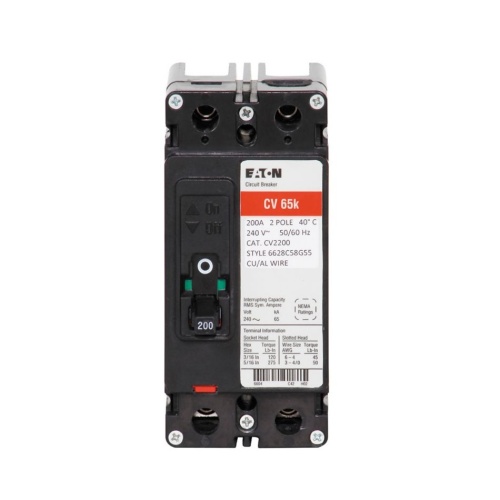 Eaton CVS2110X Thermal Magnetic Circuit Breaker - 240 Max Volt 100 Amp