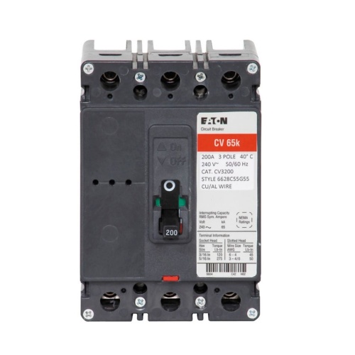 Eaton CVS3125X Molded Case Circuit Breaker - 240 Max Volt 125 Amp