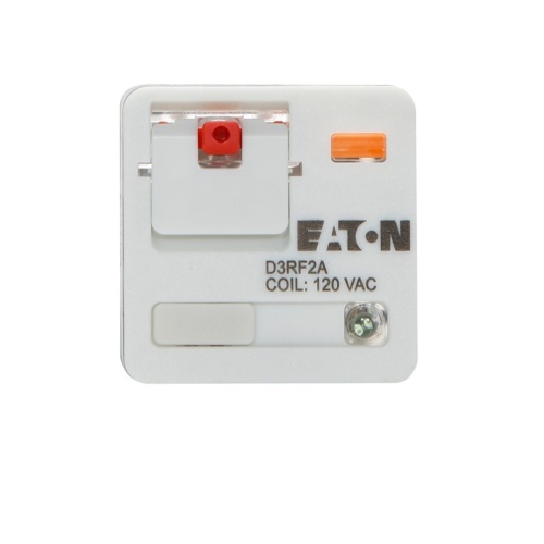 Eaton D3RF2T Plug In Unit-Ice Cube Relay - 2PDT, 24 Volt Coil, 10 Amp