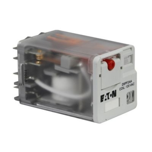 Eaton D3RR2T Plug In Unit-Ice Cube Relay - 2PDT, 24 Volt Coil, 10 Amp