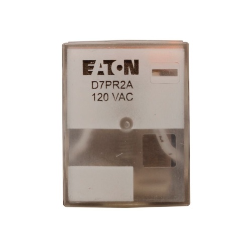 Eaton D7PR2A Plug-In-Electromagnetic - 2PDT, 120 Volt Coil, 15 Amp