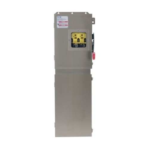 Eaton DD365FWKW-00V1 Single Throw Safety Switch - 400 Amp, NEMA 4X, Three Pole, 304 Stainless Steel, 600 VAC, Three Wire