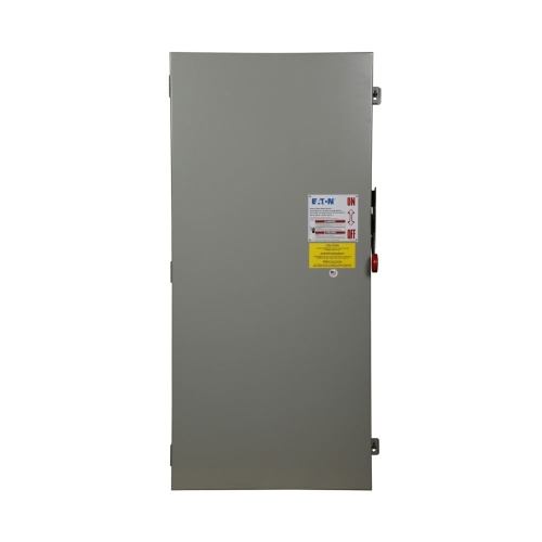Eaton DG326UGK General Duty Safety Switch - 600 Amp, NEMA 1, Three Pole, Painted Steel, 240 VAC, Three Wire