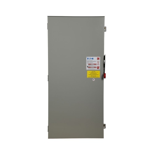 Eaton DG326URK General Duty Safety Switch - 600 Amp, NEMA 3R, Three Pole, Painted Galvanized Steel, 240 VAC, Three Wire