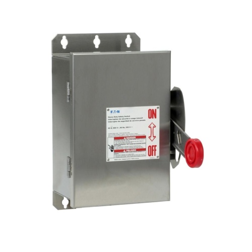 Eaton DH362UWK2316 Heavy Duty Safety Switch - 60 Amp, NEMA 4X, Three Pole, 600 VAC