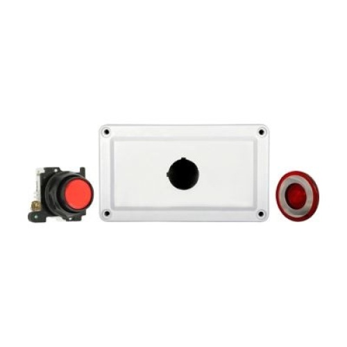 Eaton E34EX828RG2A Pushbutton, E34 Series, 30.5 mm, Red