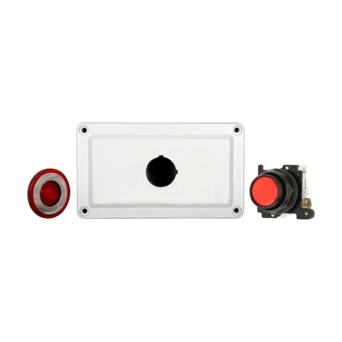 Eaton E34EX828RG2A Pushbutton, E34 Series, 30.5 mm, Red