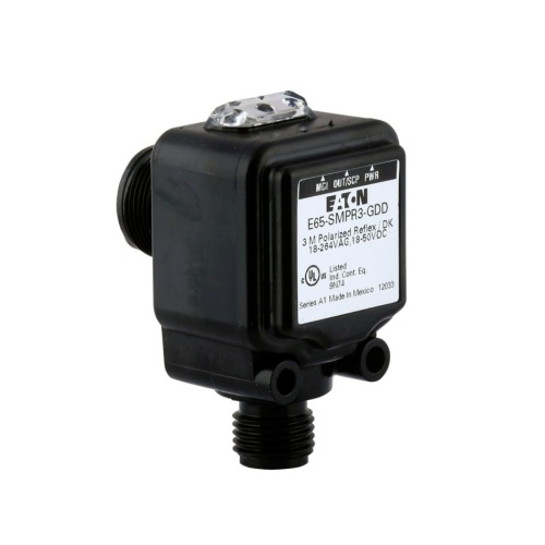 Eaton E65-SMPR3-GDD Rectangular Body Photoelectric Sensor