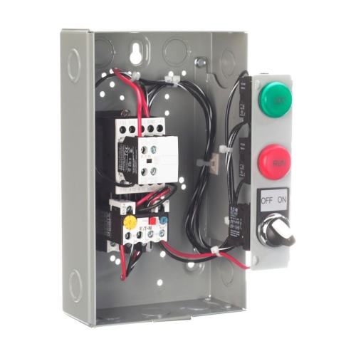 Eaton ECX09F1AAA-J Non-Reversing Starter, 18 Amp, 120 Volt Coil