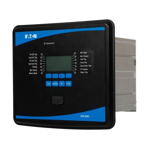 Eaton EDR-5000-2A0CB1 Distribution Protection Relay - 8 Inputs 11 Outputs