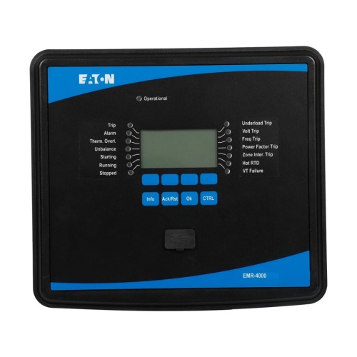 Eaton EMR-4000-2A1CB1 Motor Protection Relay - 8 Inputs 5 Outputs, 4 Analog Outputs