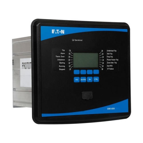 Eaton EMR-4000-2A1CB1 Motor Protection Relay - 8 Inputs 5 Outputs, 4 Analog Outputs