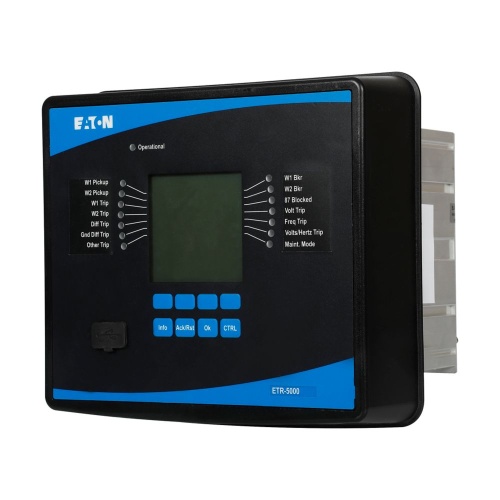 Eaton ETR-5000-2A0EB1 Transformer Protection Relay - 8 Inputs 9 Outputs