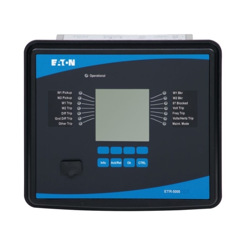 Eaton ETR-5000-2A2CB0 Transformer Protection Relay - 8 Inputs 9 Outputs