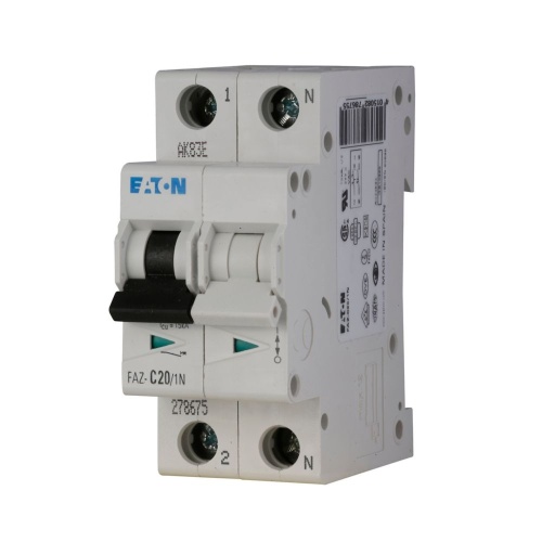 Eaton FAZ-B6/1N Mini CB - 6 Amp, Single Pole, 240 VAC, B Curve