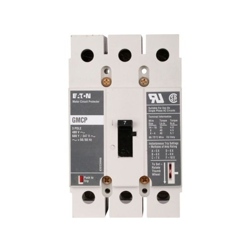 Eaton GMCP063M2C Motor Protection Circuit Breaker - 480 Max Volt 63 Amp