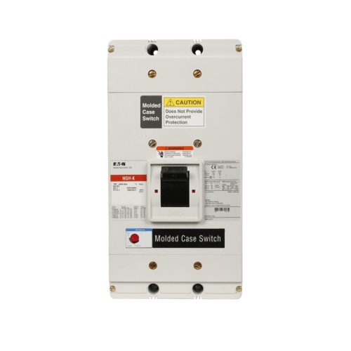 Eaton NGK3120KSEW02 - Series G Molded Case Switch, 120 Amp, Three Pole, 480 VAC, 250 VDC