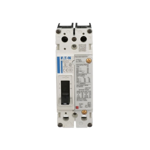 Eaton PDG12G0100TFFJ Complete Breaker - 2P, 100 Amp, 600 VAC Max Volt