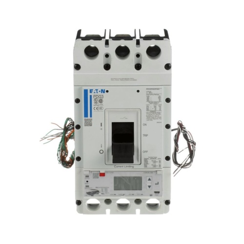 Eaton PDG33PH400D3YJ - Power Defense Molded Case Circuit Breaker, 400 Amp, Three Pole, 600 VAC