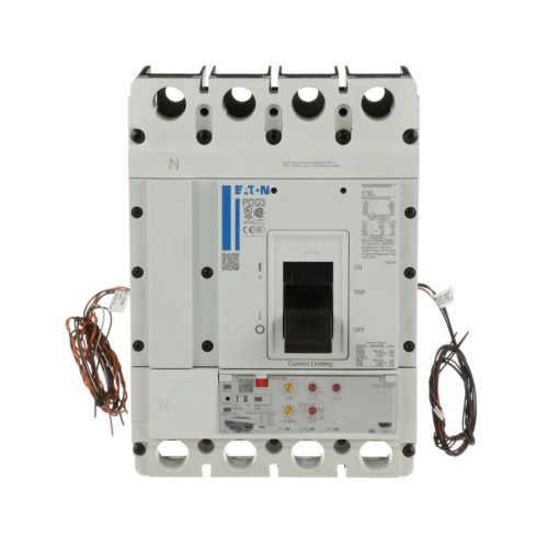 Eaton PDG34MH400E4WJ - MCCB 4P, 400 Amp, 600 VAC, 3 Frame