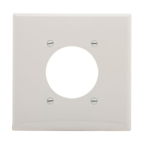 Eaton PJ703W - Power Outlet And Locking Wallplate, White