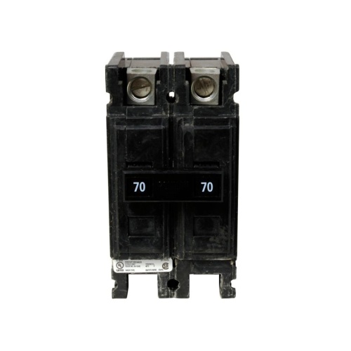 Eaton QCHW2070H Thermal Magnetic Circuit Breaker - 240 Max Volt 70 Amp