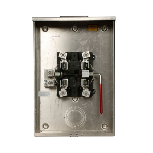 Eaton UTH7336TCH - Meter Socket, 320 Amp, Single Phase, 600 VAC, 7 Jaws, 1 Socket
