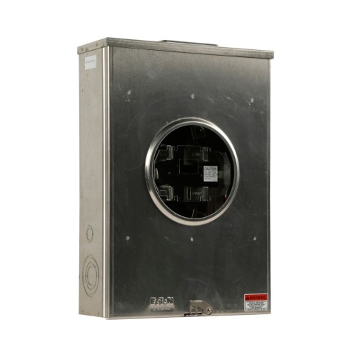 Eaton UTH7336TCH - Meter Socket, 320 Amp, Single Phase, 600 VAC, 7 Jaws, 1 Socket