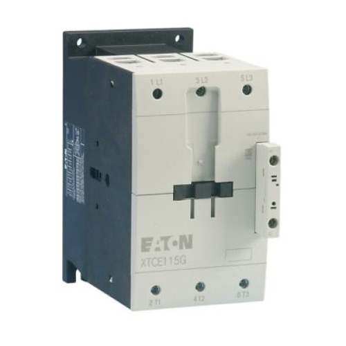 Eaton XTCE150GS1A - XT IEC contactor, 150 Amp, 120 VAC, Three Pole